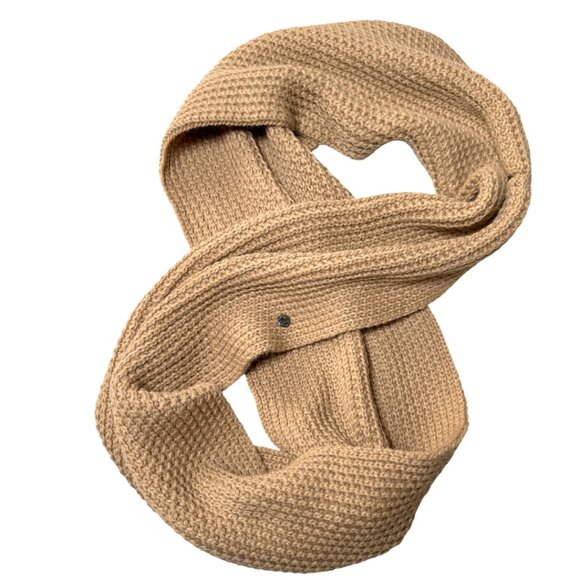 NWT BCBG INFINITY SCARF WAFFLE KNIT QUIET LUXURY SOFT CHIC CLASSIC CLEAN GIRL - Picture 2 of 6